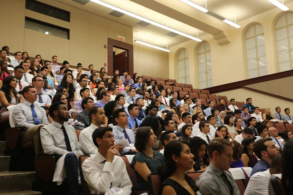 Medical school lecture hall