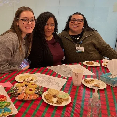 Women at the PC cookie exchange 2025 